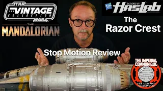 STAR WARS Razor Crest Stop Motion animation Review (HASLAB TVC The Mandalorian)