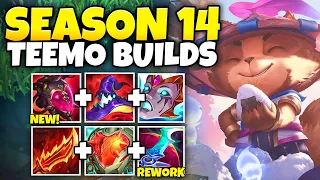 TRYING EVERY TEEMO BUILD POSSIBLE FOR SEASON 14! (THE TEEMO MOVIE)