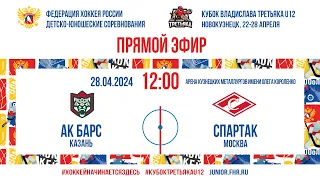 Кубок Третьяка U12. Финал. Ак Барс – Спартак | 28.04.2024, 12:00 МСК