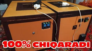 INKUBATOR YASANG VA 100% JO'JA OCHTIRING | ИНКУБАТОР ЯСАШ ИСТАГИ БОРМИ УНДА ВИДЕОНИ КЎРИНГ ВА ЯСАНГ.