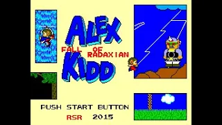 Alex Kidd: Fall Of Radaxian Sega master system Homebrew