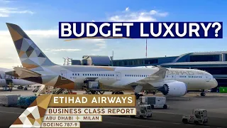 ETIHAD AIRWAYS 787 Business Class【4K Trip Report Abu Dhabi to Milan】Decent Airline, Horrible Hub