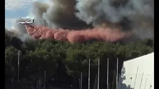 Incendie à Port de Bouc 10-08-2017