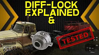 Differential Lock Explained & Tested -- Snowrunner