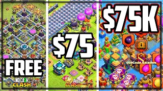 Free vs. $75 vs. $75,000 Accounts in Clash of Clans!