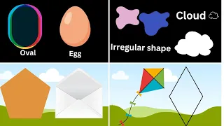 Shapes | Names of Shapes | Learn Shapes Circle, Square, Triangle, Rectangle & more