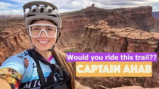 My 1st time mountain biking Captain Ahab | Moab, Utah