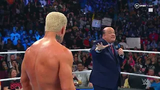 Cody Rhodes vs Ludwig Kaiser + Promo W/ Paul Heyman — WWE Smackdown 3/24/23 (Full Segment)