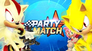 party match with my friend ( sonic forces speed battle )