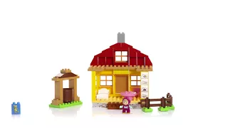 800057096 Конструктор Маша и Медведь-Домик Маши. Construction bricks Masha and the Bear