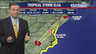 Tropical Storm Elsa forecast: Thursday, July 8