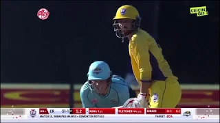 Agha Salman's blistering 73 off 41 balls vs Winnipeg Hawks in Global T20 Canada