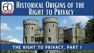 Historical Origins of the Right to Privacy: The Right to Privacy, Part 1