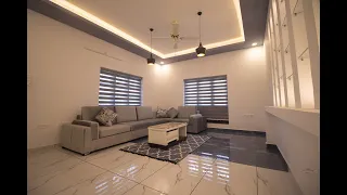 3BHK Contemporary Design House with Natural Landscaping