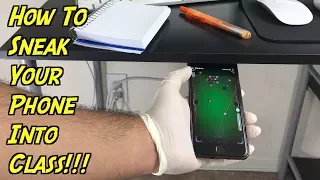 How To Sneak Your Phone Into Class - Use Your Phone While In Class (School Hacks) | Nextraker