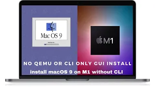 install macos 9 on a m1 mac using UTM