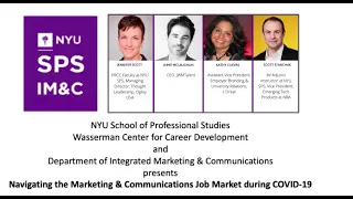 Navigating to a Marketing & PR Job: NYU, NBA, Ogilvy, L'Oreal, & JWM Talent [7.23.2020]