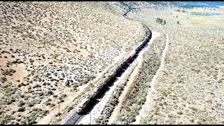 Beckwourth Pass [4K]- Drone Footage: Union Pacific Freight at Reno Junction & the Chilcoot Tunnel!