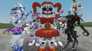 All Sister Animatronics | Five Nights at Freddy’s: Sister Location in Garry's Mod