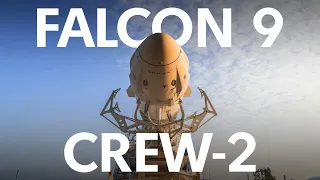 Трансляция пуска Falcon 9 (Пилотируемая миссия Crew-2 к МКС)