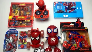 My Latest Cheapest Spiderman toys Collection, Spiderman stationery, RC stunt car, Spinner watch