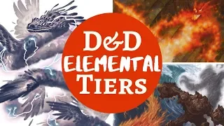 D&D MONSTER RANKINGS - ELEMENTALS