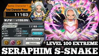 LEVEL 100 EXTREME SERAPHIM S-SNAKE GAMEPLAY | ONE PIECE BOUNTY RUSH | OPBR