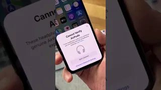 #shorts how to identify fake airpods #airpods #iphone 🔥🔥latest iOS 16 feature