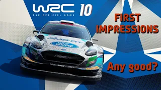 WRC 10 | What Is It Like To Drive? | First Impressions - Preliminary Review