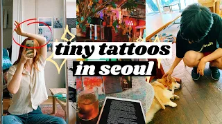 getting a tiny tattoo | a weekend in my life in seoul, korea vlog