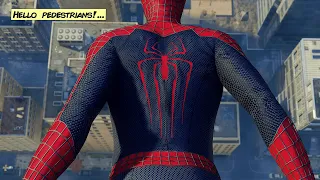 Spider-Man Remastered PC The Amazing Spider-Man 2 Suit TASM 2 Fun Web Swinging Rhino Boss Fight Mod