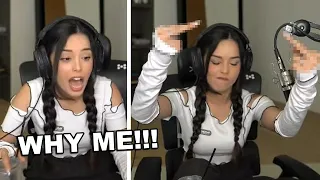 Valkyrae Reacts to Every SUS CLIPS Of Her
