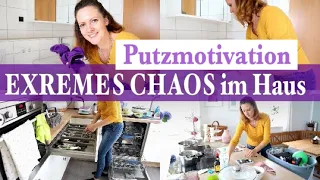 EXTREMES CHAOS !!! | PUTZROUTINE vom Haus & HAUSHALTSTIPPS | Haushalt aufräumen  |Clean withe me !!!