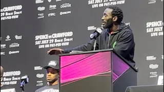 TERENCE CRAWFORD TRIES TO CALM DOWN ERROL SPENCE TEAM GOING AT HIS FAMILY AND VICE VERSA !