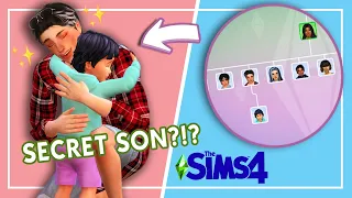 my sim's son has a SECRET FAMILY?!? || Sims 4 Occult Baby Challenge #33