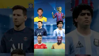 MESSI NEYMAR RONALDO VS PELE RONALDINHO MARADONA