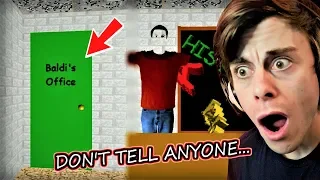 WE FOUND BALDI'S OFFICE!! (New Baldi Update SECRET Ending) | Baldis Basics in Education and Learning