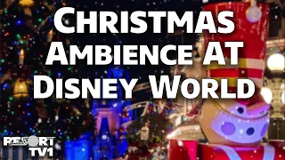 Christmas Ambience on Main Street USA at Walt Disney World