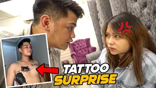 NINJA TATTOO BDAY PRANK!! *SURPRISE*