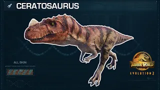 All Ceratosaurus Skins - Jurassic World Evolution 2