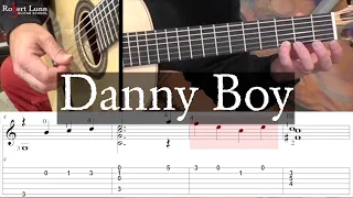 DANNY BOY - Full Tutorial with TAB - Arrangement for Classical Guitar