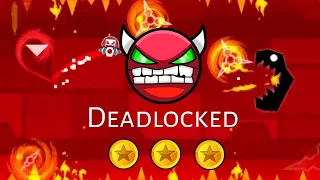 Level 20: Deadlocked [DEMON] (ALL COINS) | Geometry Dash