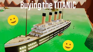 [ROBLOX Sharkbite] Buying the TITANIC!