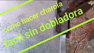 Como hacer charolas facil y rapido sin dobladora