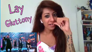 Dancer Reacts to LAY - GLUTTONY (FIRE STAGE CUT) First Time Reaction!