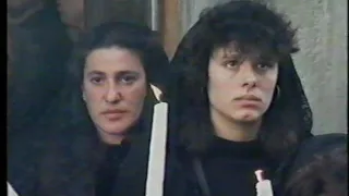 Uscita Addolorata- Processione dei Misteri  1990 - Trapani