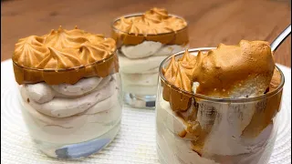 Homemade dessert in 5 minutes that melts in your mouth! No baking or gelatin!