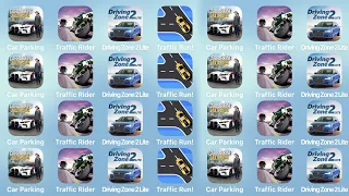 Car Parking, Traffic Rider, Driving Zone 2 Lite and More Car Games iPad Gameplay