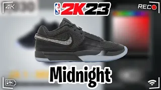 *NEW* NBA 2K23 Current Gen Shoe Creator: Nike Ja 1 “Midnight”