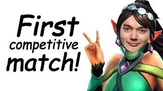 My First Competitive Match Of Paladins!